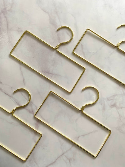 Rectangle Gold Scarf Hanger