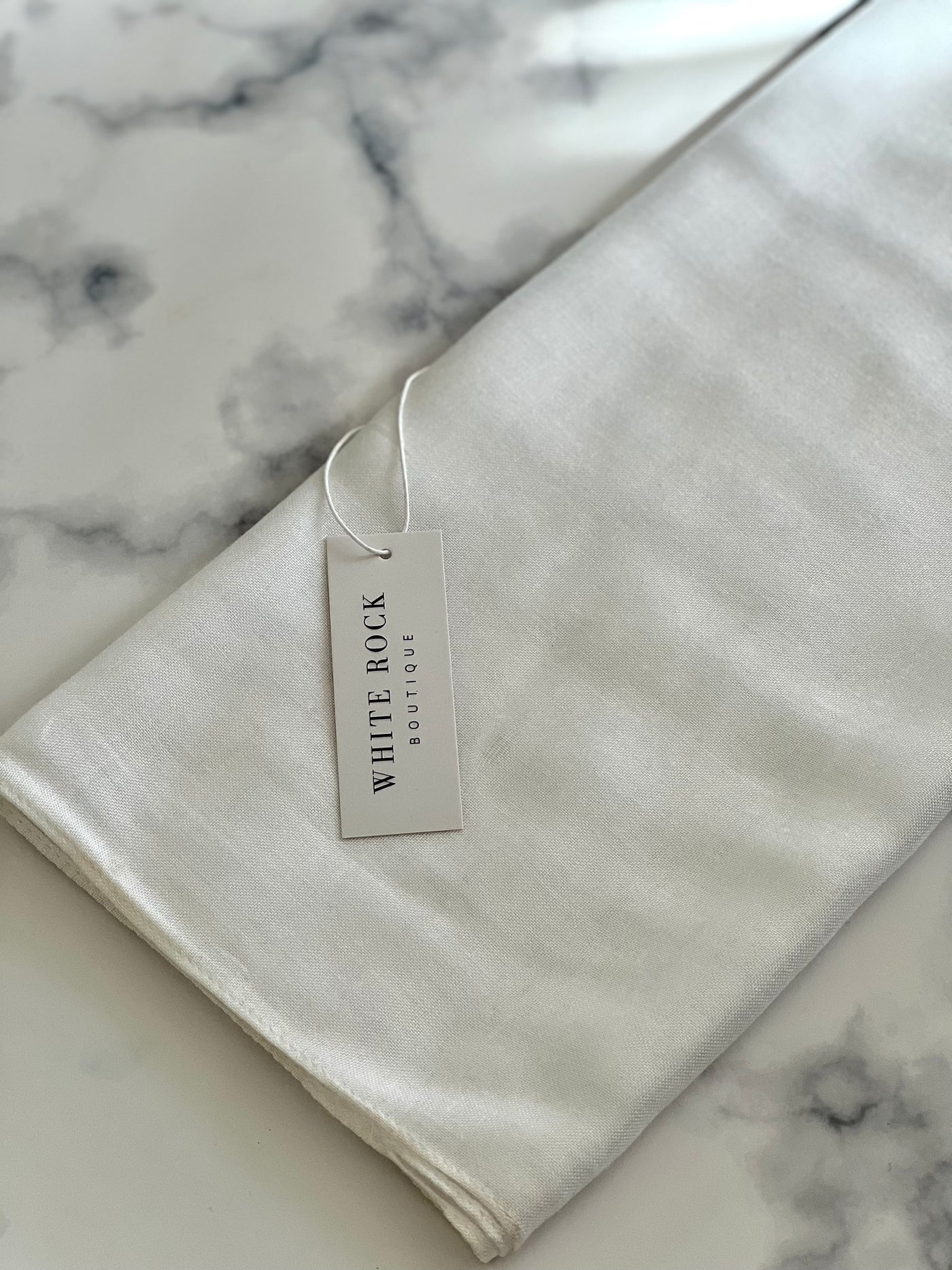 White - Bamboo Modal Shawl