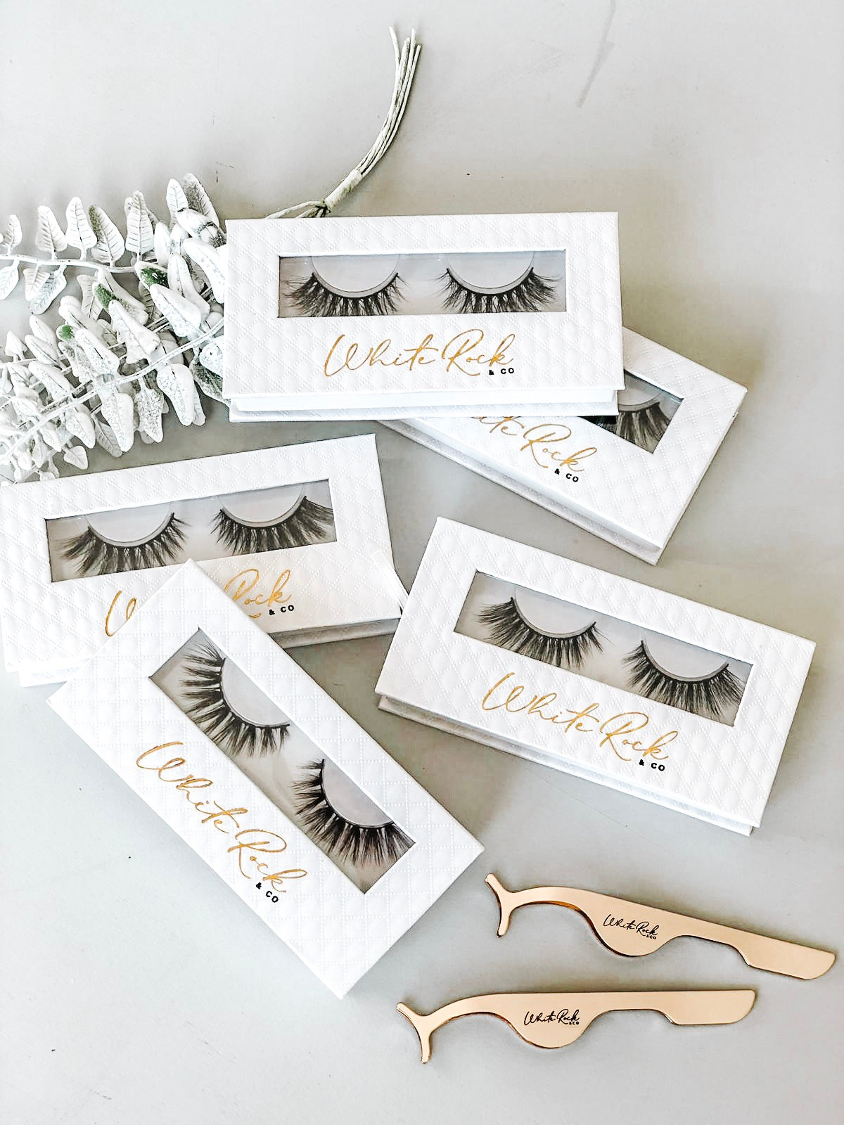 5 Assorted Lashes + Acessories